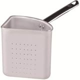 Potten, Agnelli Potten, zeef, kruidnagel, fonds, van aluminium, met handvat van roestvrij staal, zilver