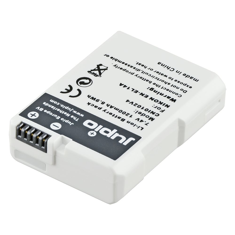 Jupio CNI0102V4 Camera Battery - 1200 mAh - Nikon Compatible - EN-EL14A