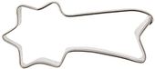 Zenker Patisserie Comet Cookie Cutter, Stainless Steel, Silver, 8 x 3.6 x 1.7 cm