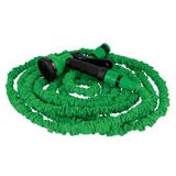 Amig - Uitschuifbare slang - 15 meter - Inclusief accessoires en 8-functie spuitpistool - Bestand tegen een druk tot 6 bar - Groen - Dubbel latex