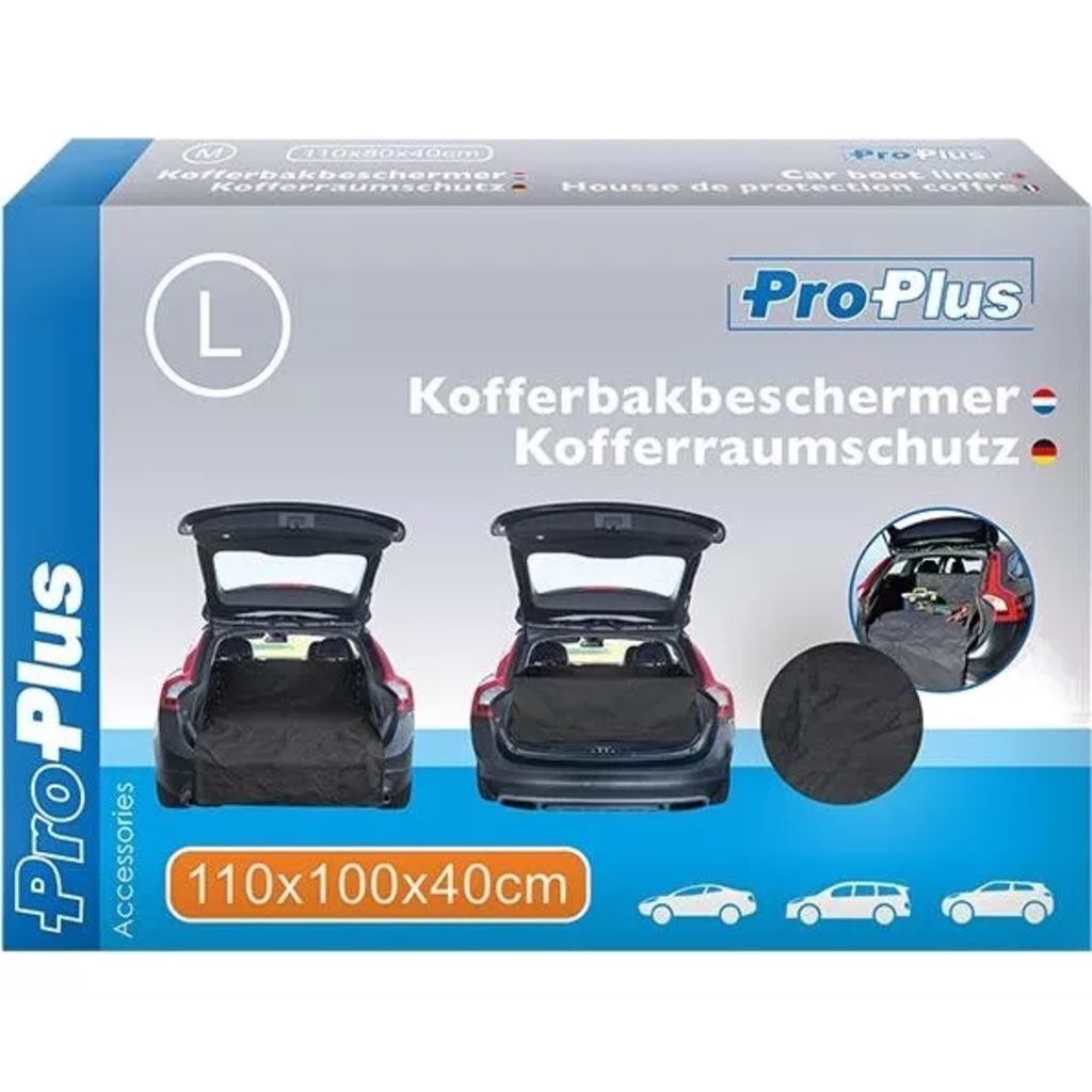 ProPlus kofferbakbeschermer 110 x 100 x 40 cm zwart