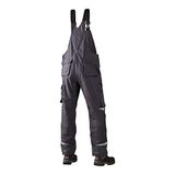 JAK 1603 Stretch Am. Overall | Grijs/Zwart | 48L (32/35)