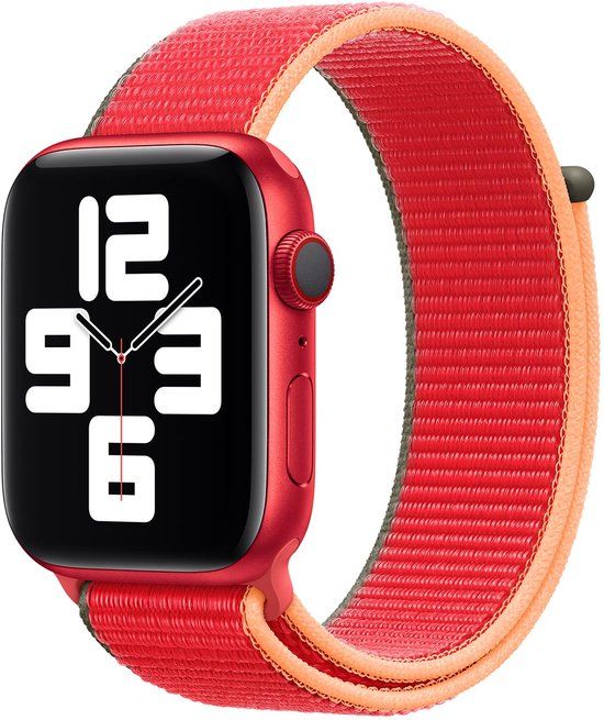Apple Watch Sport Loop - 44mm - Rood Nylon