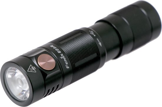 Fenix E09R oplaadbare edc zaklamp, 600 lumen