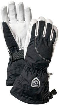 Hestra Heli Ski Handschoenen Dames wit/zwart 2018
