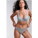 Marlies Dekkers Mariposa Sparkling Iridescent Aqua Thong Taille: XS