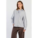 Spooq the label gestreepte top - ecru/blauw