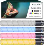 Evoke Set 4 tonercartridges Konica Minolta TN-324 CMYK