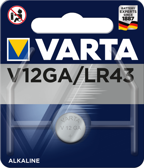 Varta V12GA - Alkaline batterij - 1.5V - 120 mAh