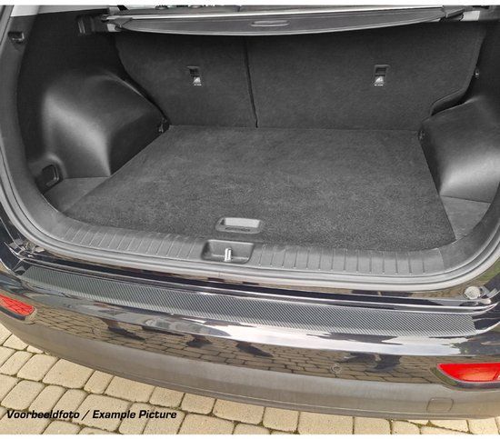 Pasklare Górecki Sp. z o.o. Pasklare Achterbumperbeschermfolie passend voor Volkswagen Touran I (1T) 2010-2015 - Carbon-look