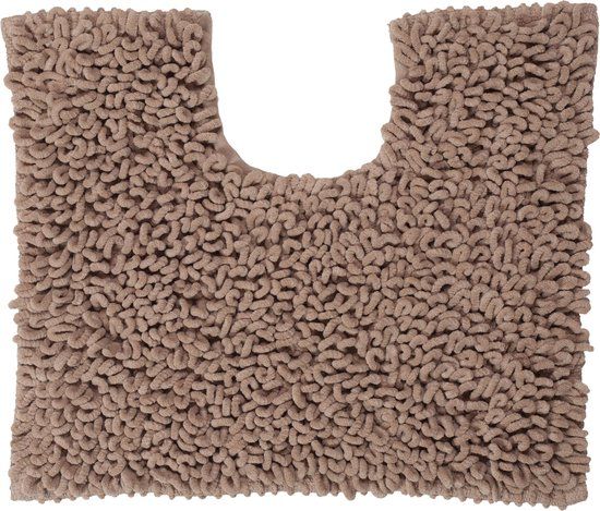 Sealskin Twist Toiletmat - 45x50 cm - Zand - Microfibre - Shaggy