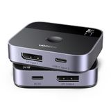 Ugreen AW701 DisplayPort naar USB-C Adapter Grijs