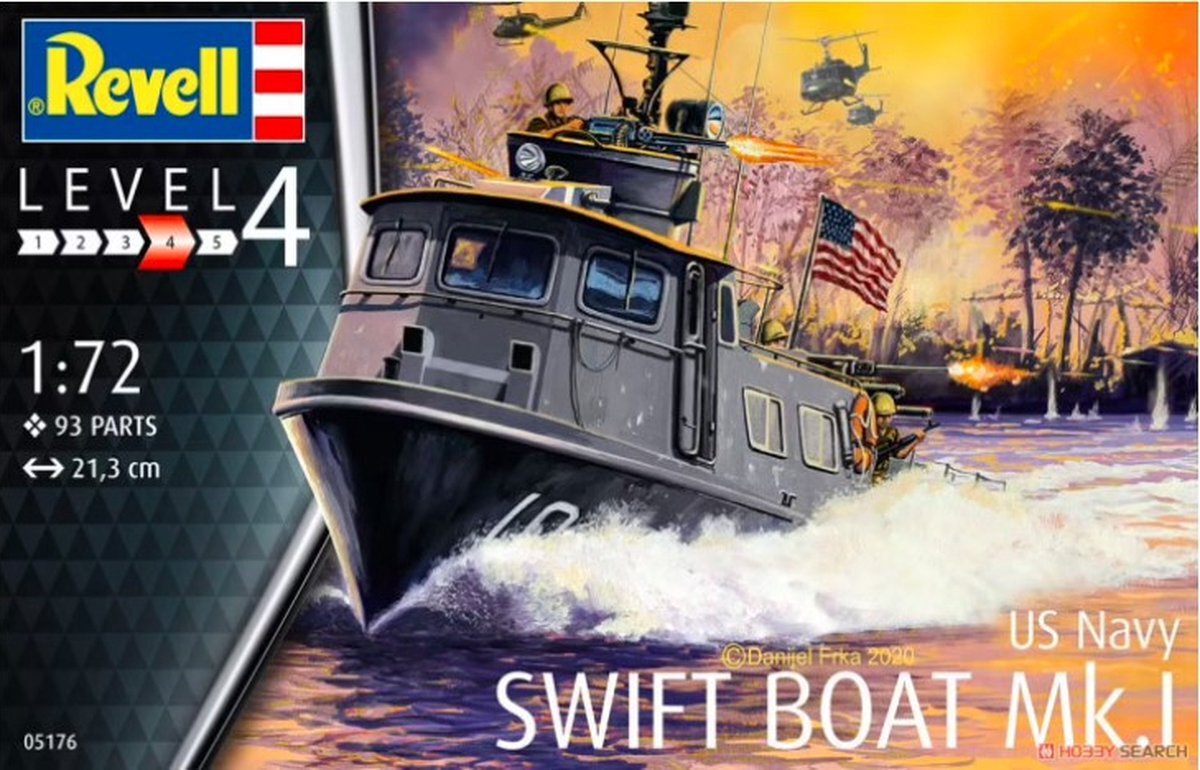 Revell 1:72 05176 US Navy SWIFT BOAT Mk.I Plastic kit