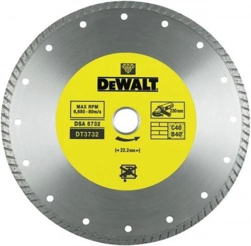 DeWalt DT3736 Diamantdoorslijpschijf - 125 x 22,23 x 1,6mm - Keramiek - Tegels