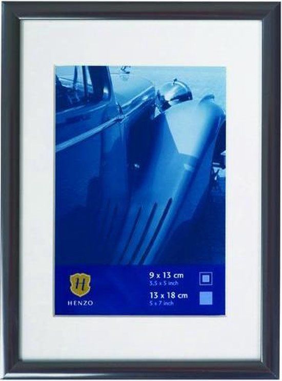 Henzo Portofino Fotolijst - 13x18 cm - Donkergrijs - Aluminium