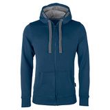 HRM Heren Jas met Capuchon, Blauw, Maat XL