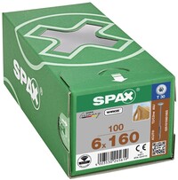 Spax Hi-Force schroef - 6 x 160 mm - T-STAR plus T30 - 100 stuks