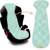 AeroMoov Air Layer - Inlegkussen Autostoel - Ademend & Warmteregulerend - Groep 2 en 3 - Cute Cubes