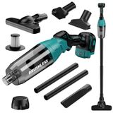 Aspirateur sans fil, 24 kPa, filtre HEPA, adapté pour la maison et la voiture, bleu