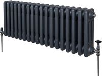 MonsterShop Monster Group BV 3-kolomsradiator - antraciet - 300x832 mm - 2501 btu