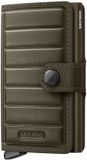 Secrid Miniwallet Emboss Lines Aluminium Bruin