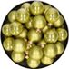 Othmar Decorations Bv Boules de Noël - verre - 36x pièces - vert oasis - 4 cm
