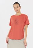 WHISTLER T-Shirt Tergo Rood-Bruin