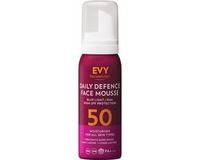Evy technology EVY Gezichtsmousse SPF 50 – Skincancer Awareness Editie- Intensieve Dagelijkse UV- Bescherming – Voor Gevoelige Huid – 75ml