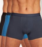 Calida Natural Benefit Korte short - 3 Pack 799 Black/Blue - maat S