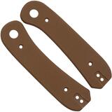 KNAFS Lander Scales - Brown G10 Handle Scales