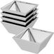 vidaXL Plantenbak - 5 stuks - Zilver - 35 x 35 x 15 cm - Gegalvaniseerd staal