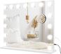 HOMCOM Miroir de maquillage LED HOMCOM