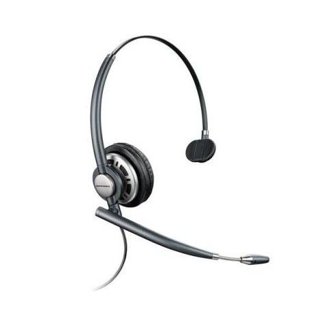 POLY Plantronics HW710 Headset - Monauraal - Bedraad - Kantoor/Callcenter - Zwart
