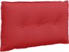 vidaXL Coussin de dossier Rouge 200 x 19 x 50 cm Tissu