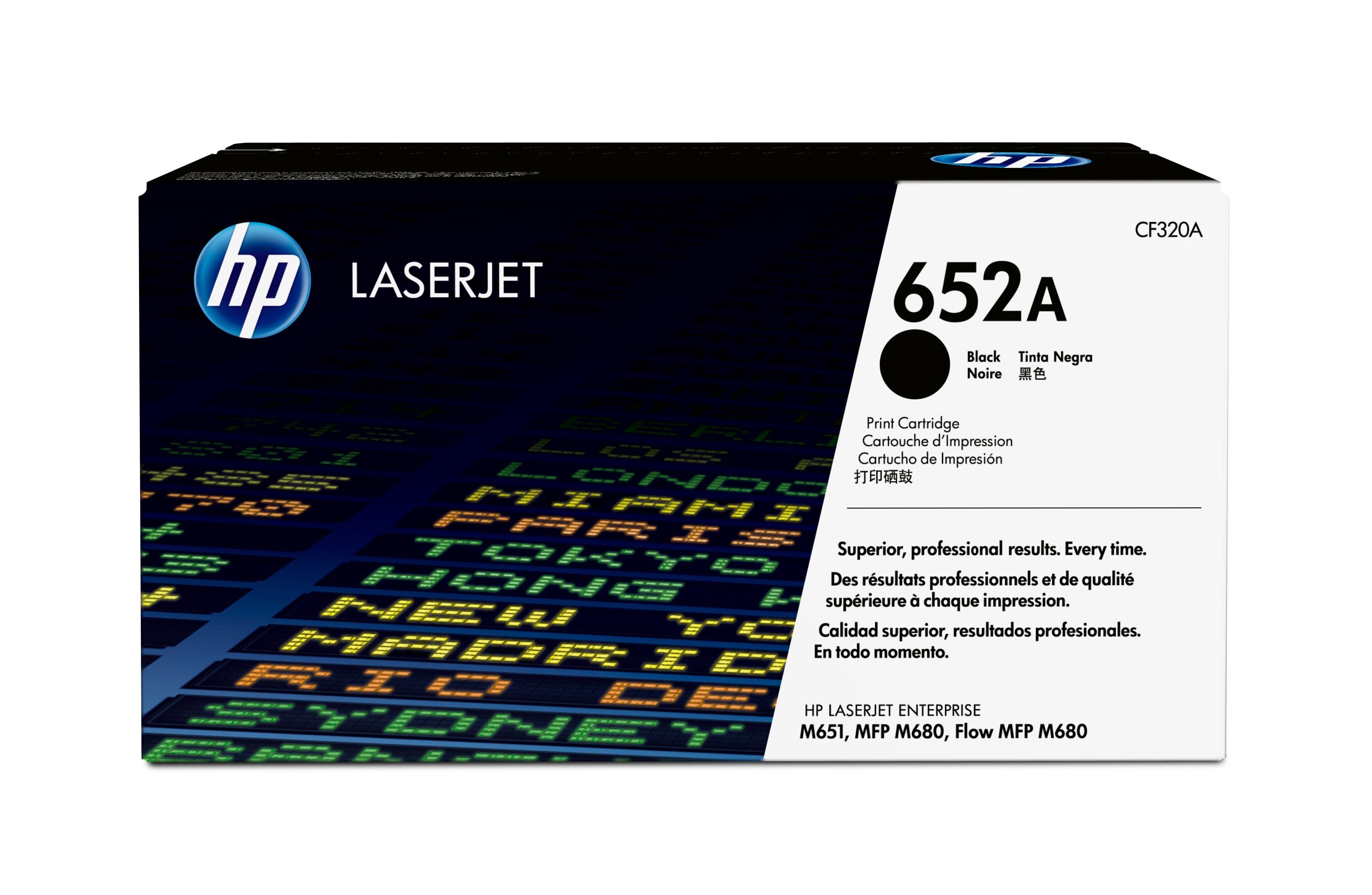 HP 652A Zwarte Toner Cartridge - Origineel - CF320A