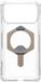 Urban Armor Gear Plasma XTE Backcover geschikt voor MagSafe geschikt voor iPhone 17 Pro - Clear Titanium