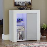 Vida Designs ladenboxen, spaanplaat van hout en MDF, wit en grijs, standaard
