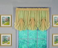 Today's Curtain Emelia Originele Voile Fan Insert, Goud, 30" B x 40" L