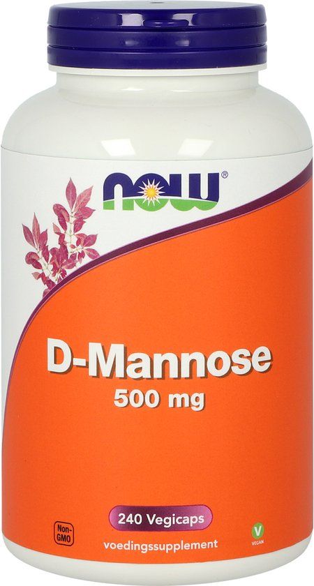 NOW D-Mannose 500mg 240 Vegetarische capsules
