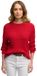 Superdry Slouchy Kabeltrui Dames Varsity Red