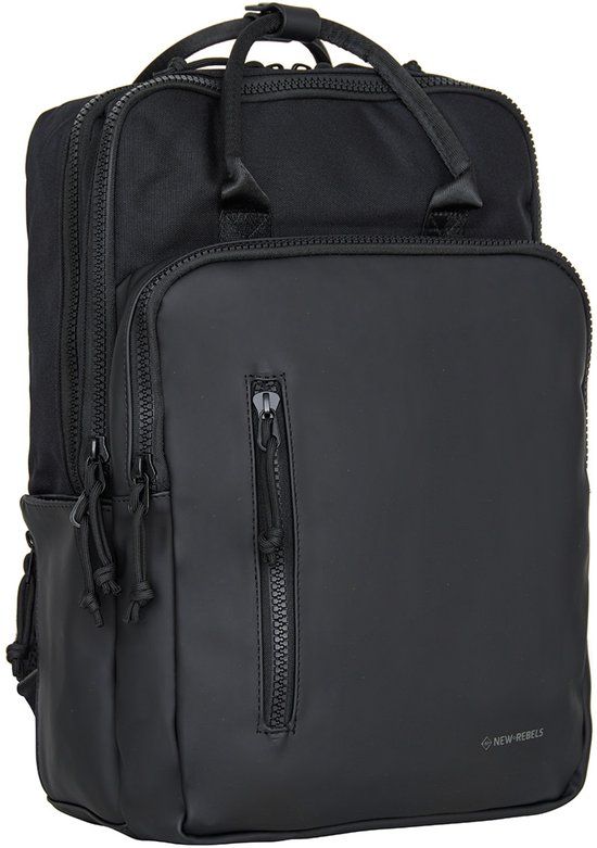 New Rebels Bruce Milwaukee Zwart 19L Rugzak Waterafstotend Laptop 15