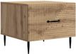 vidaXL Salontafel Artisanaal eiken 49 x 50 x 40 cm Bewerkt hout