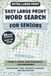 Easy Large Print Word Search for Seniors