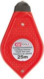 KS Tools Traceerlijn 25 m - Rood/Zwart