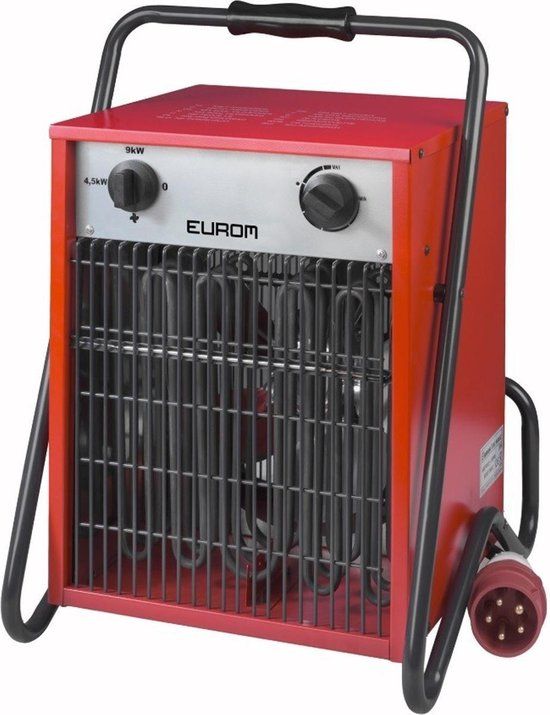 Eurom EK 9002 - Bouwkachel - 9000W - Rood