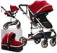 Corvance B.V. poussette 3-en-1 - rouge