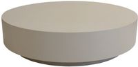 DÉJA Living Salontafel Bergby - Rond Beige Eco Composiet - 90x90x33cm
