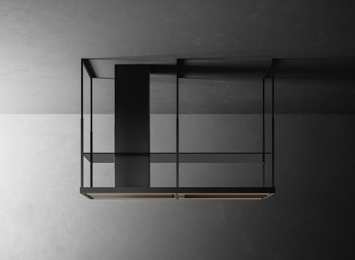 Falmec Europa 175 Black Eiland Afzuigkap - 800 m³/uur - Zwart