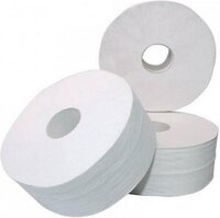 Europroducts 123toilet Jumbo toiletpapier 2-laags wit tissue 380 meter - 6 rollen