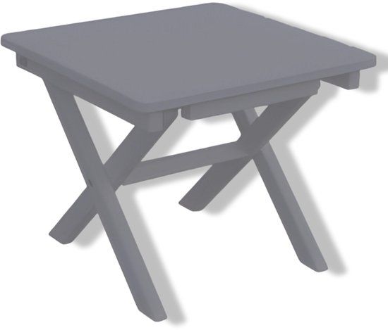 Buitengewoon Boet Buitengewoon de boet Klaptafel Westerly lichtgrijs 45x45x38 cm